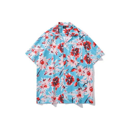 CUWU Синий Унисекс Рубашки