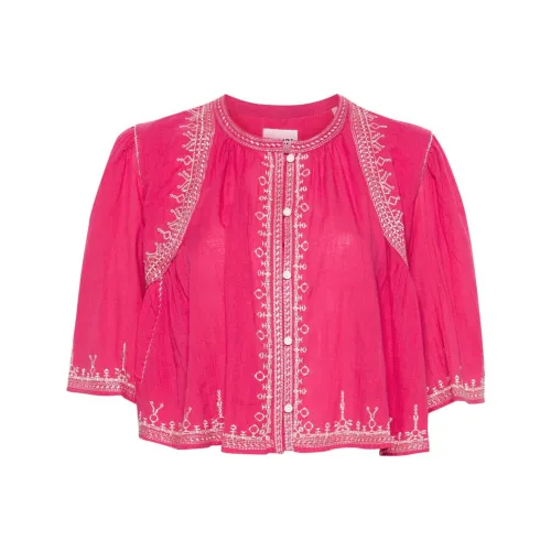 ISABEL MARANT ETOILE Рубашка Женская Малиновая Розовая