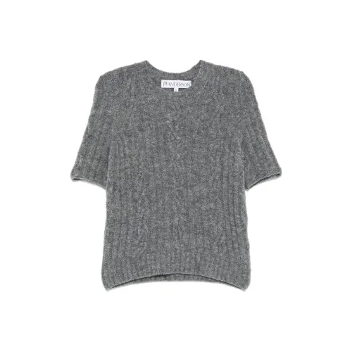 JW Anderson Пыльно-серые Женские T-рубашки