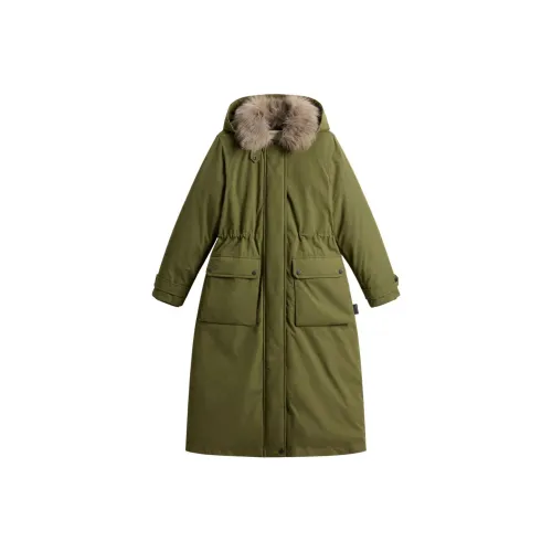 WOOLRICH Пуховик Женский Зеленый