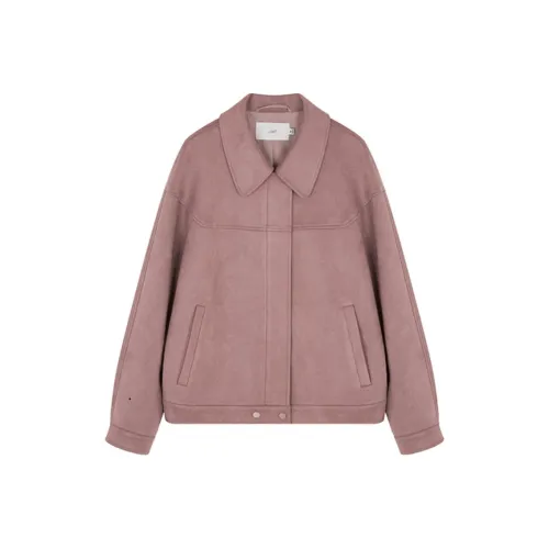 XWI Куртки Пальто Женские Пастельно-Серый Розовый