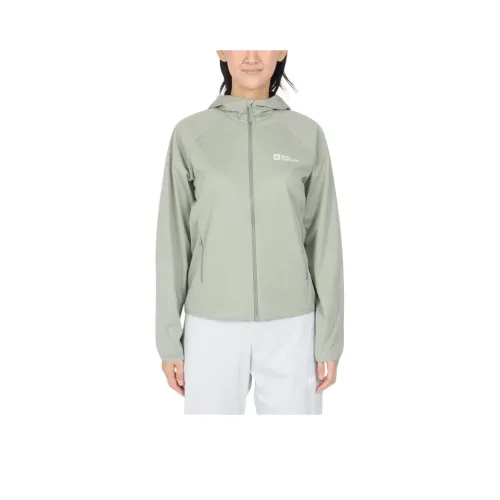Jack Wolfskin Куртки и Пальто Женские Мятно-Зеленый