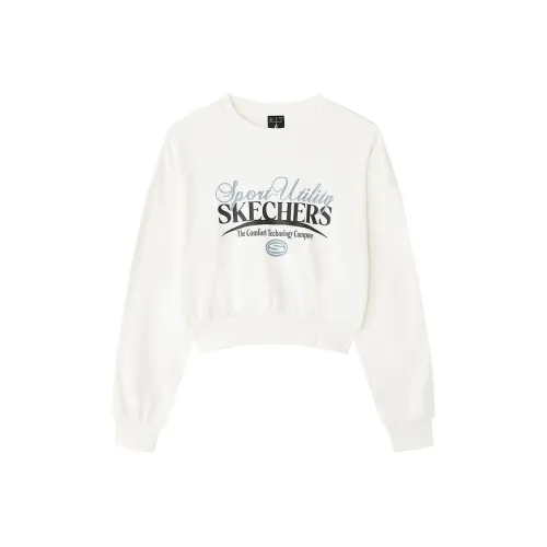 Skechers Sports Alliance Series Толстовка Женская Зефирно-Белая