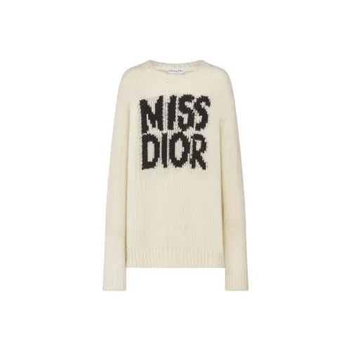 DIOR Экрю Женские кашемировые свитеры