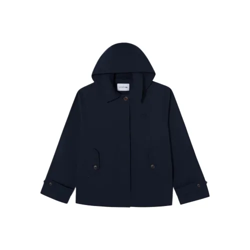 Куртки и пальто женские LACOSTE Collaboration морской синий
