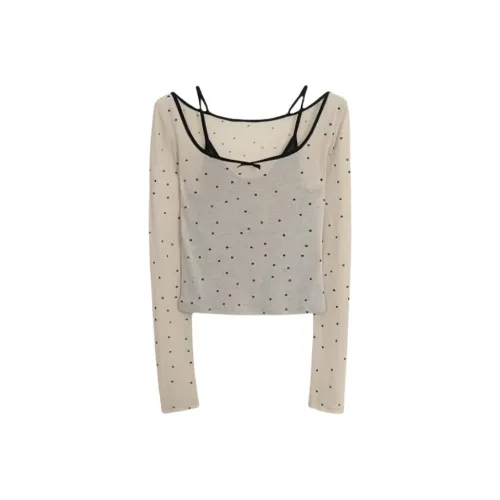 ABBY GODDESS Топ на бретелях Женский Серый