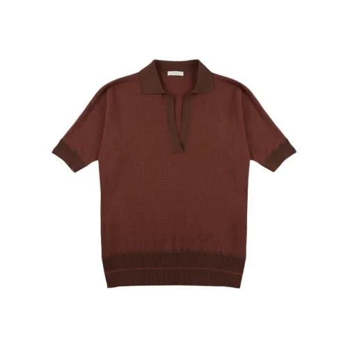 Zanone SS25 Поло Женские Кофе