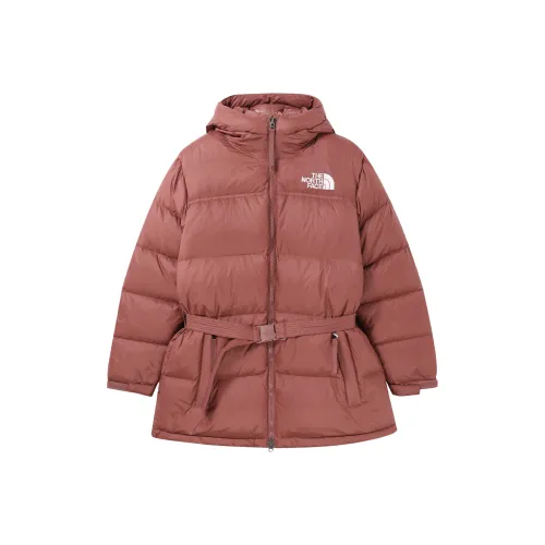 THE NORTH FACE Nuptse Down Jacket Women's Cameo Brown Pink
