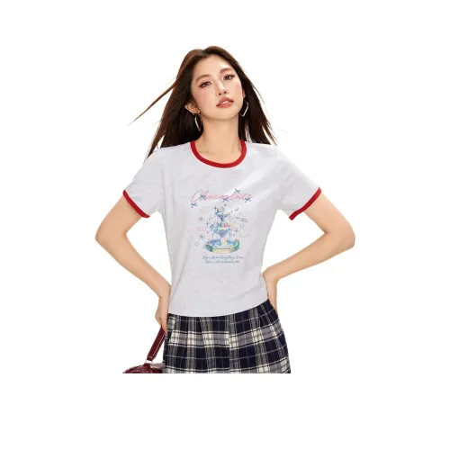 CHOCOOLATE T Рубашка Женская Серого цвета