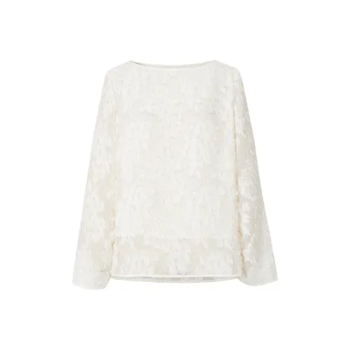 Hopeshow Экрю Женские Рубашки