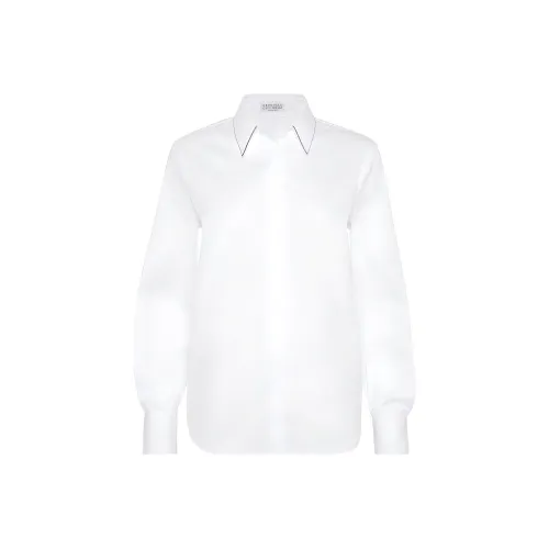 BRUNELLO CUCINELLI Рубашка Женская Белая