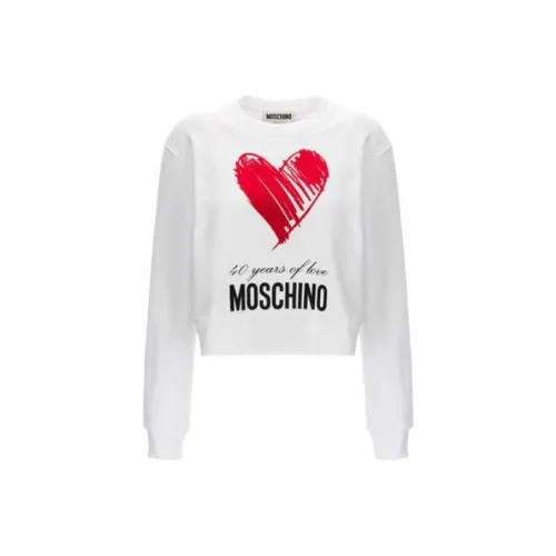 MOSCHINO Толстовка Женская Белая