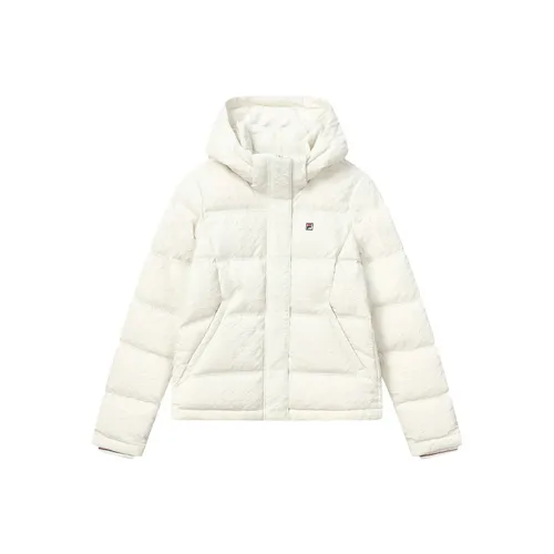 FILA Пуховик Женские Паровой Белый