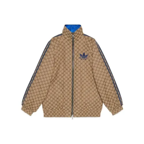 GUCCI X ADIDAS Куртки и пальто женские хаки