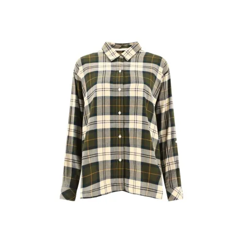 BARBOUR FW23 Рубашка Женская Светлый Умбра