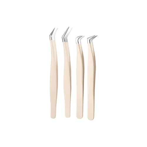 NILIYA Пинцет для искусственных ресниц Golden Перо Нижняя заколка EAGLE Bill Нижняя заколка