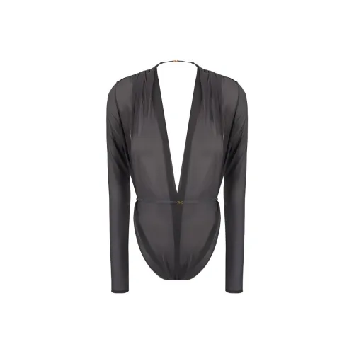 SAINT LAURENT SS24 Комбинезон Женский Черный