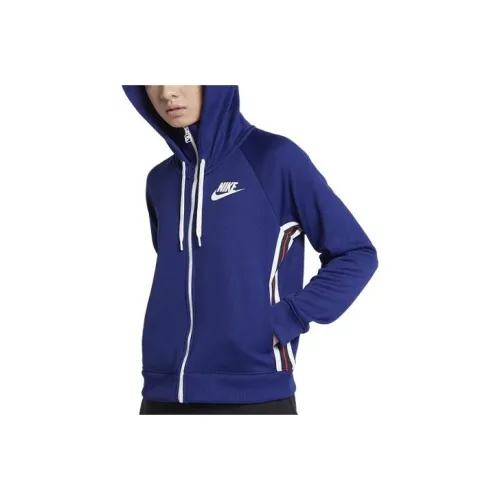 NIKE синий-фиолетовый Женские Куртки