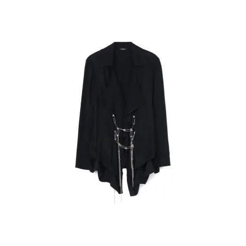 Yohji Yamamoto Черные Женские Куртки