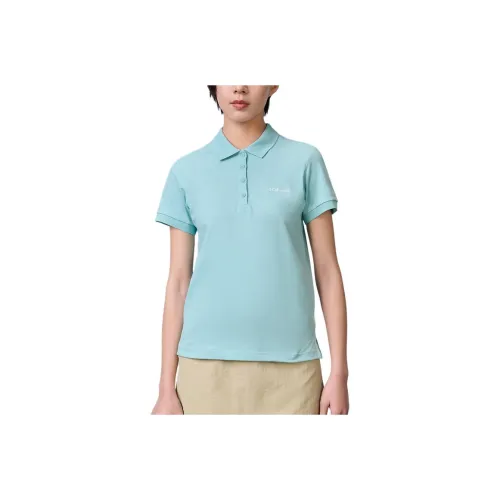 Columbia совместный бренд Lakeside Trail™ Твердый Pique Поло Женские Зеленый