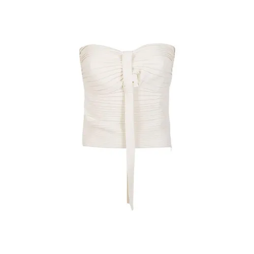 PHILOSOPHY DI LORENZO SERAFINI Без бретелей Топ Женский Белый