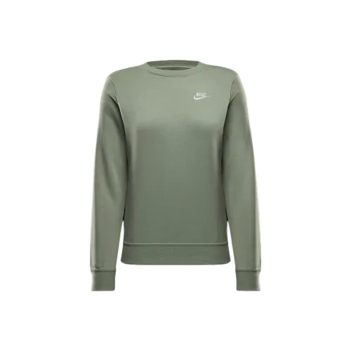 Nike Sportswear Club FW24 Толстовка Женская Зеленая