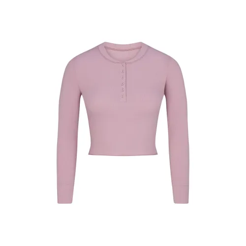 SKIMS Обычный T Рубашка Женские DUSK Nightfall Цвет