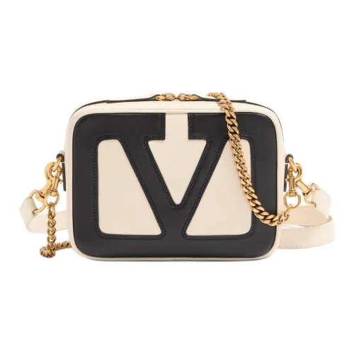 Valentino Garavani Наппевая кожа плечо сумка женский масло и черный