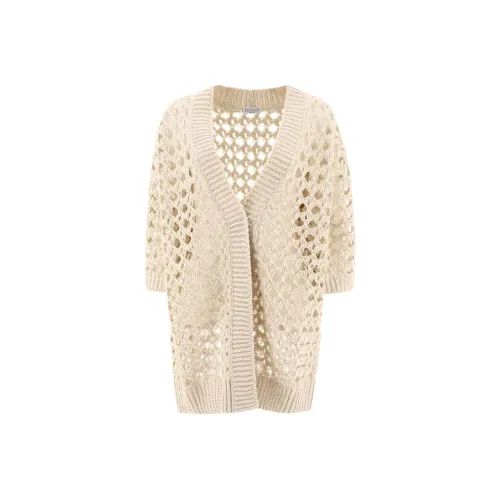 BRUNELLO CUCINELLI Трикотаж Женский Бежевый