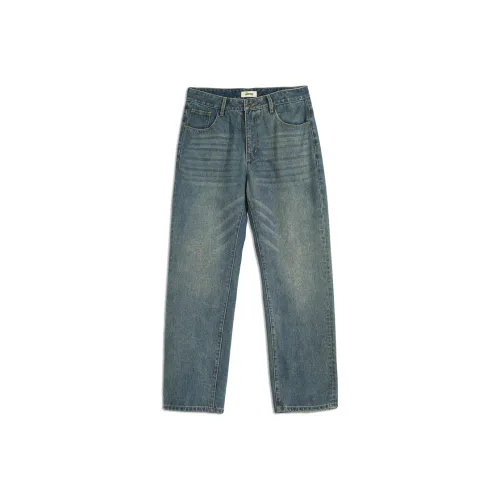 JEEP Винтажные синие мужские джинсы