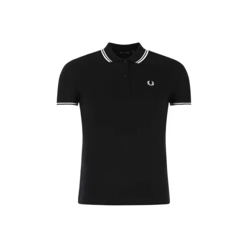FRED PERRY Черное Женское Поло