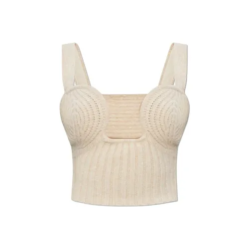 CULT GAIA Топ на бретелях Женский Белый