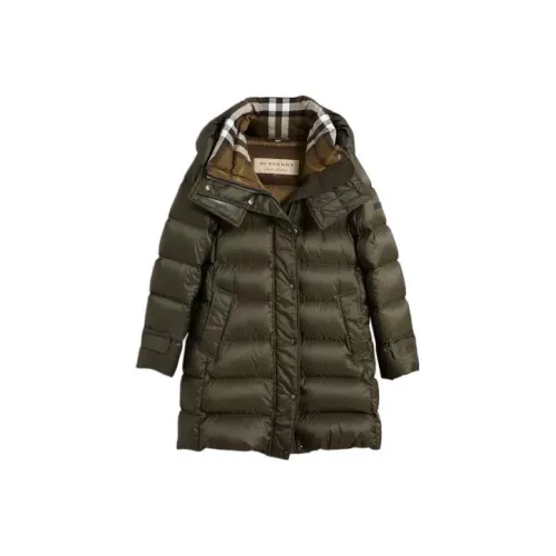 Burberry Пуховик Женские Зеленый