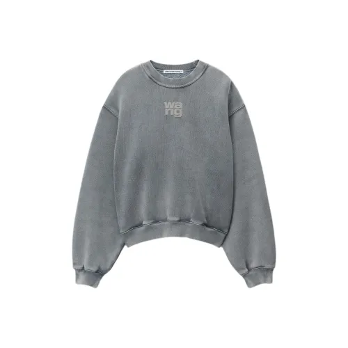 alexander wang ACID Мытый серый Женские Свитшоты