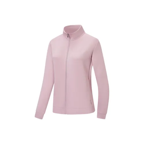 XTEP Variety Тренировки Коллекция Куртки Пальто Женские Lotus Красный Розовый