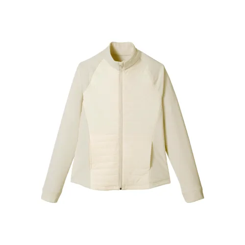 DECATHLON Куртки и Пальто Женские Светло-белый Лаймово-серый