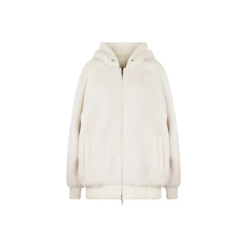 Moose Knuckles Holland Шерпа-толстовка Куртки Пальто Женские Цвет Слоновая кость