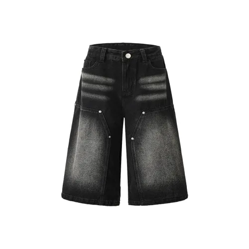 KEIRANDUN Унисекс Джинсовые Шорты