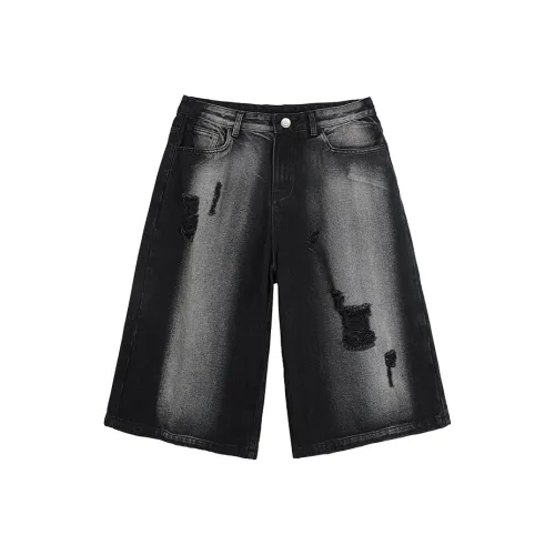 KEIRANDUN Унисекс Джинсовые Шорты