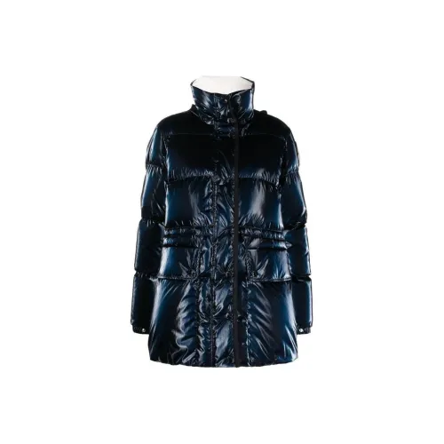 Moncler Пуховик Куртка Женская Синяя