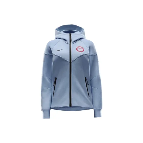 Nike USA Olympic Team Series Куртка Женская Небесно-голубая