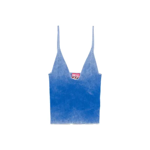 DIESEL FW24 Топ на бретелях Женский Океан Синий