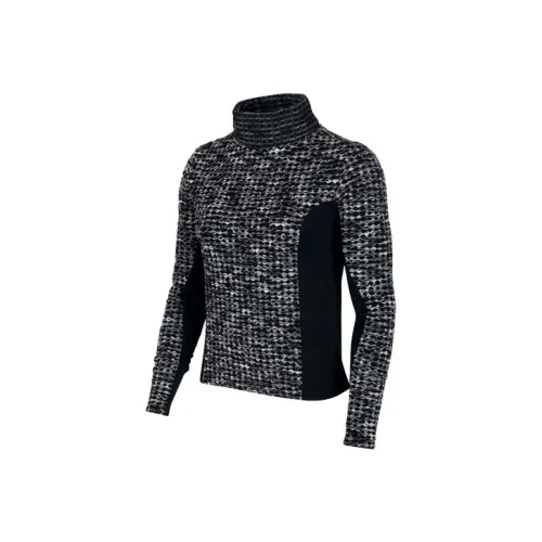 Nike Pro Hyperwarm Свитшот Женский Серый Черный