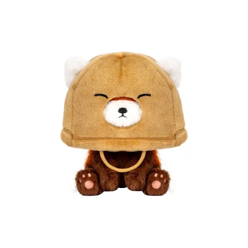 MIXIANG Милый Набор Голова Little Енот Кукла Плюшевая Подвеска 14 см Высота