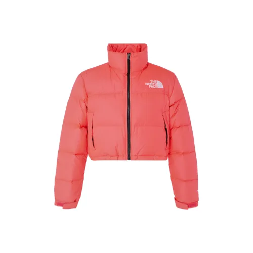 THE NORTH FACE Nuptse Down Jacket Women's Coral Red
