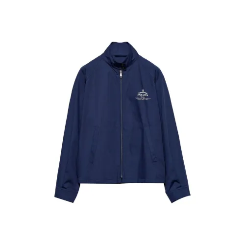 PRADA FW24 Куртки и Пальто Женские Индиго