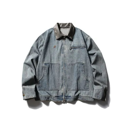 YPUT Промытый синий Унисекс Куртки