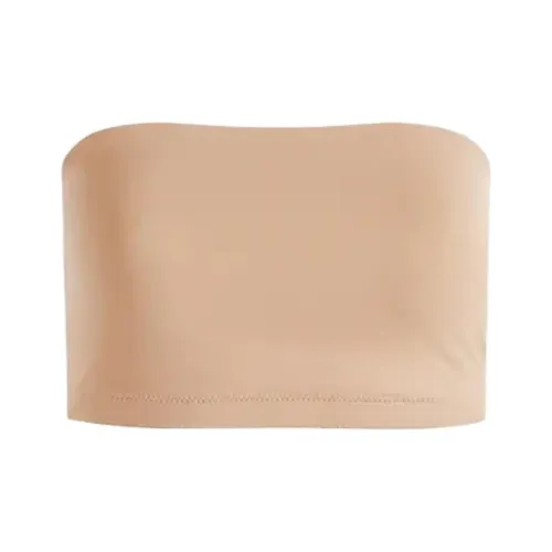 SKIMS Без бретелек Топ Женский Бежевый