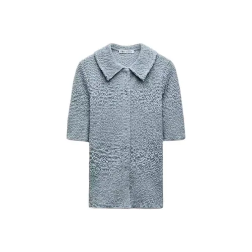 ZARA Синий Женские Поло