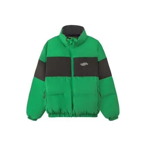 NO ONE ELSE Пуховик Унисекс Зеленый